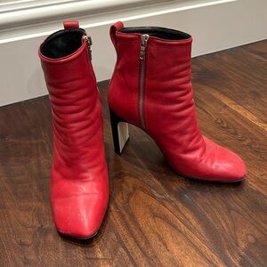 Rag & Bone red boot, sz 38.5